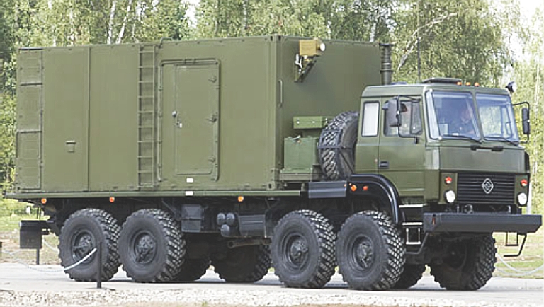 واحد فرماندهی 55K6E بر پایه کشنده Ural 532361