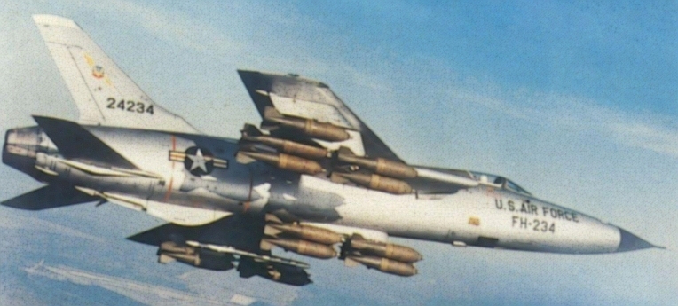 F-105D thunderchief over Vietnam