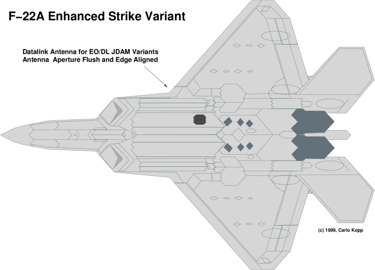 F-22A Ventral Datalink Antenna Installation (Author)